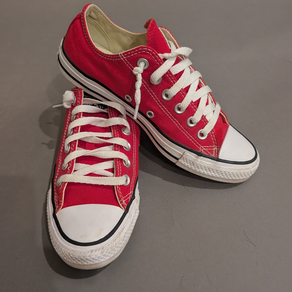 Classic Red Kids Sneakers